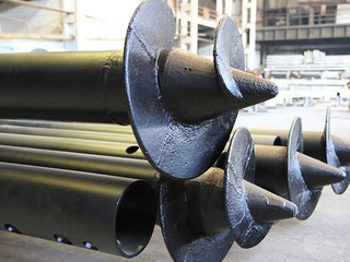 Свая винтовая стальная 108х2000 мм 1 - в «Монолит-Металлопрокат».