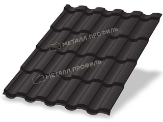 Металлочерепица Металл-Профиль Монтекристо-SL 0,5 VikingMP® E RR 32 Темно-коричневый