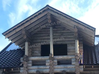 Металлочерепица Металл-Профиль Монтерроса-ML 0,5 PURETAN® RR 32 Темно-коричневый 6 - в «Монолит-Металлопрокат».