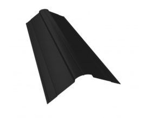 Планка конька фигурного 150x150 0,5 Drap RR 32 темно-коричневый 0 - в «Монолит-Металлопрокат».
